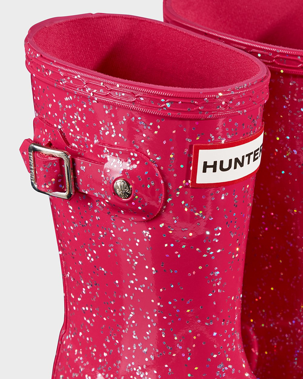 Botas De Agua Hunter Niños Original Little Giant Glitter - Rosas - Argentina 9634RFZDT